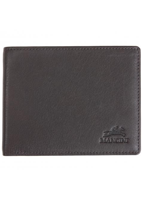 Mancini MONTERREY Men’s RFID Secure Wallet With Coin Pocket - Brown