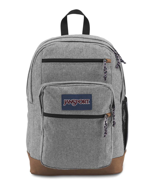 Jansport Backpacks Grey Letterman Poly JanSport Cool Student Backpack - Grey Letterman Poly