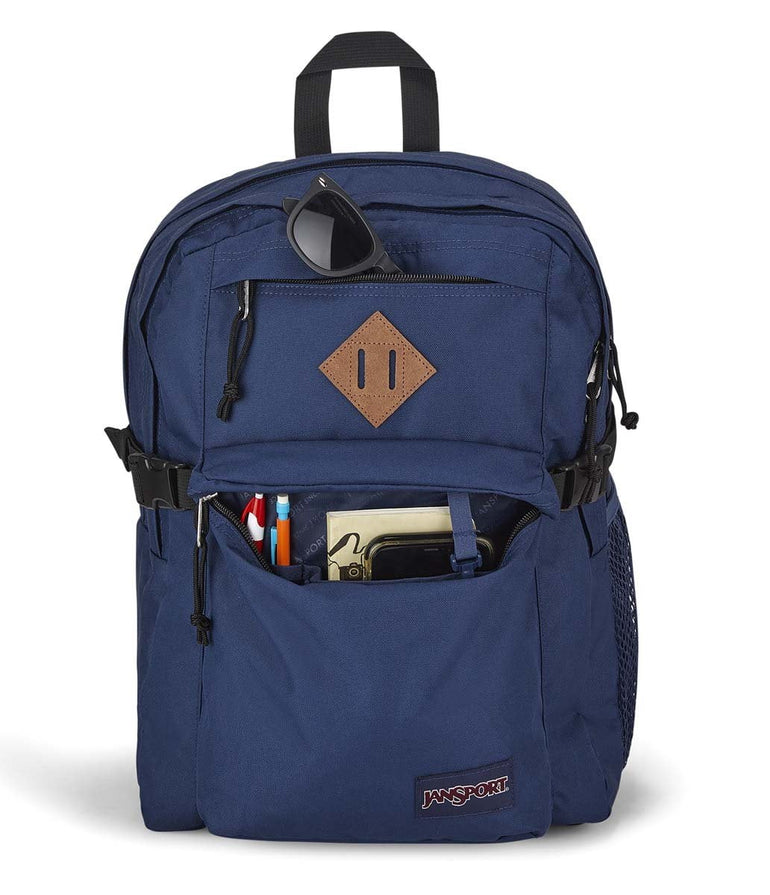 Jansport Backpacks Navy JanSport Main Campus Backpack - Navy