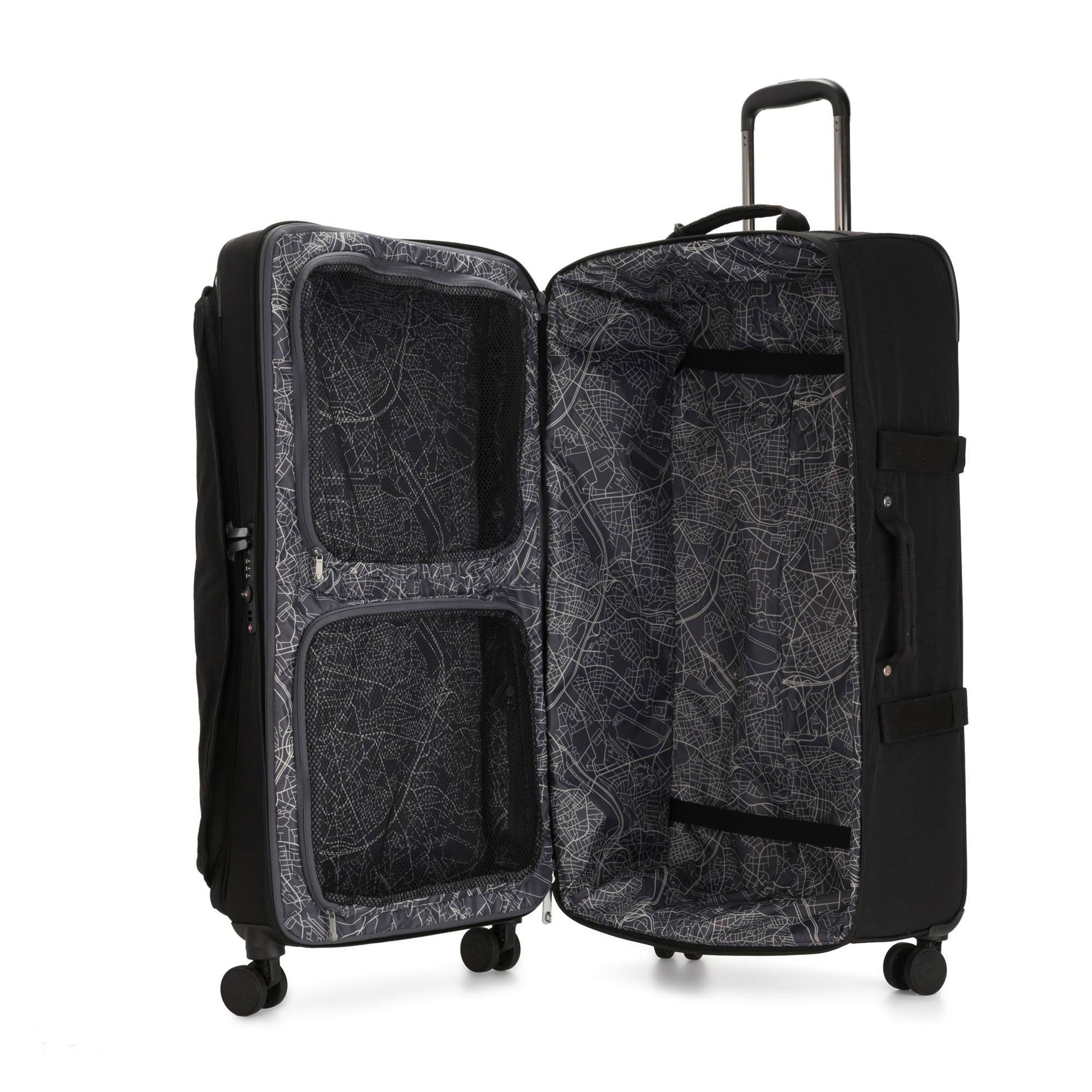 Kipling Luggage Black Noir Kipling Spontaneous Large Rolling Luggage - Black Noir