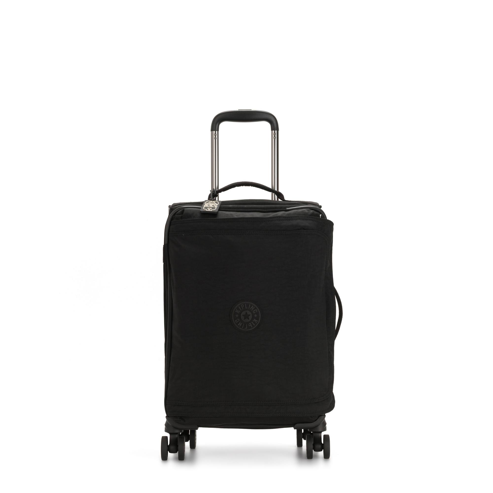Kipling Luggage Black Noir Kipling Spontaneous Small Rolling Luggage - Black Noir