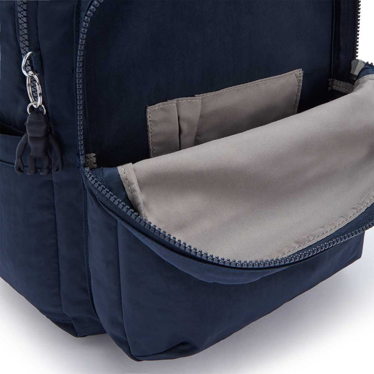 Kipling Seoul Large 15" Laptop Backpack - True Blue Tonal 2