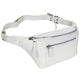 Mancini Pebbled Waist Bag - White