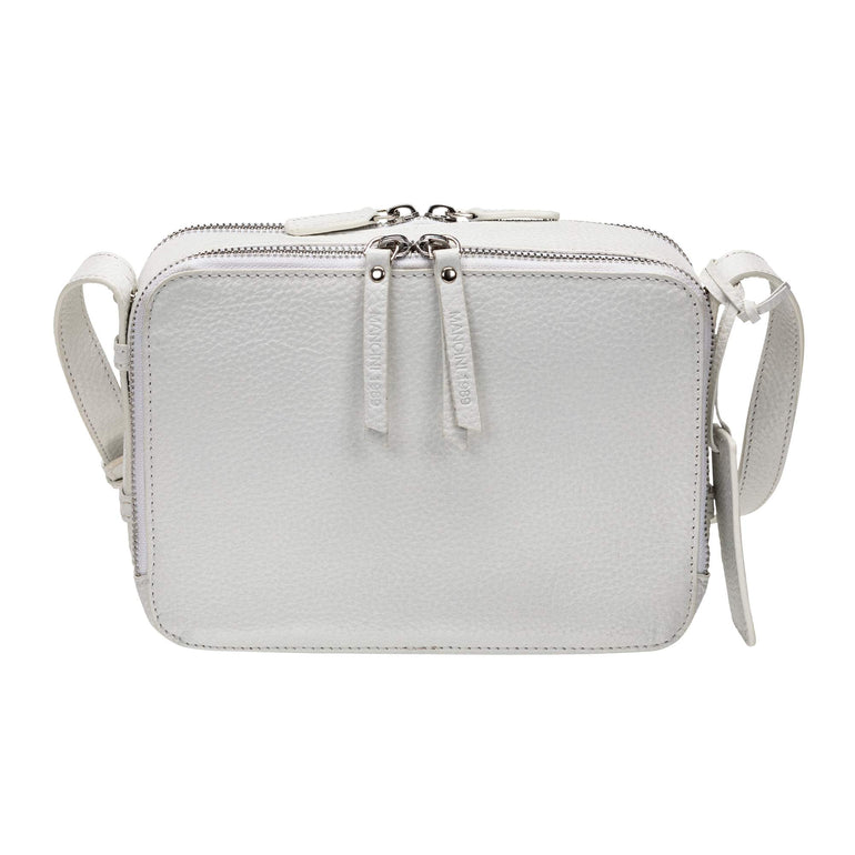 Mancini Handbags Mancini Pebbled Rachel Camera Style Leather Crossbody Bag