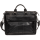 Mancini Laptop Briefcase Black Mancini BUFFALO Single Compartment Briefcase with RFID Secure Pocket for 15.6” Laptop / Tablet