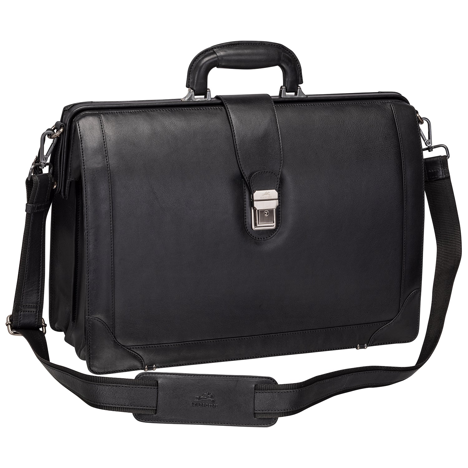 Mancini Laptop Briefcase Mancini MILAN Luxurious Litigator Briefcase Pocket for 17.3” Laptop
