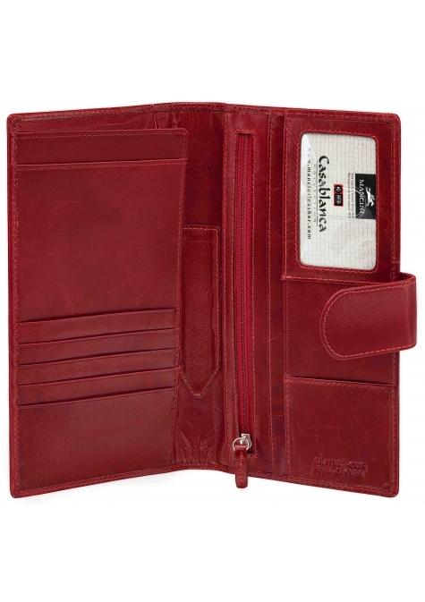 Mancini Passport Case Mancini CASABLANCA RFID Secure Classic Passport / Travel Organizer