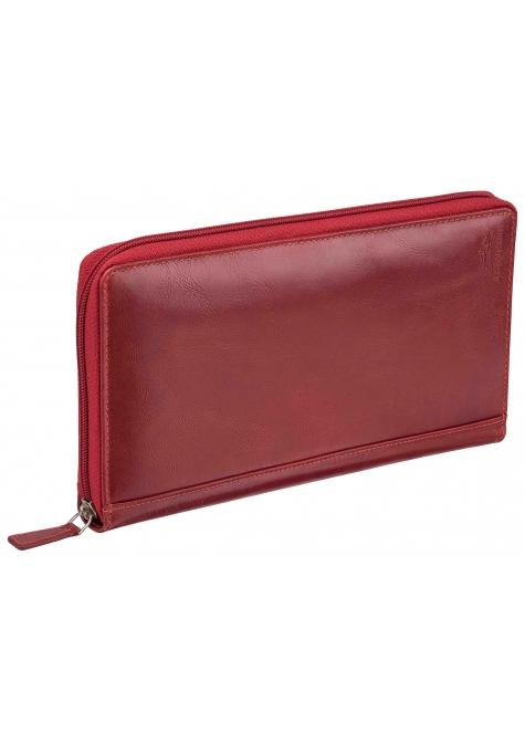 Mancini Passport Case Mancini CASABLANCA RFID Secure Deluxe Passport / Travel Organizer