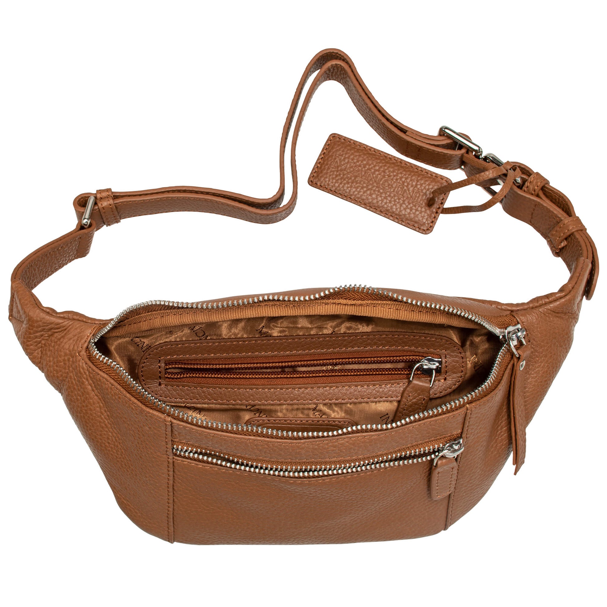 Mancini Waist pouch Mancini Pebbled Waist Bag