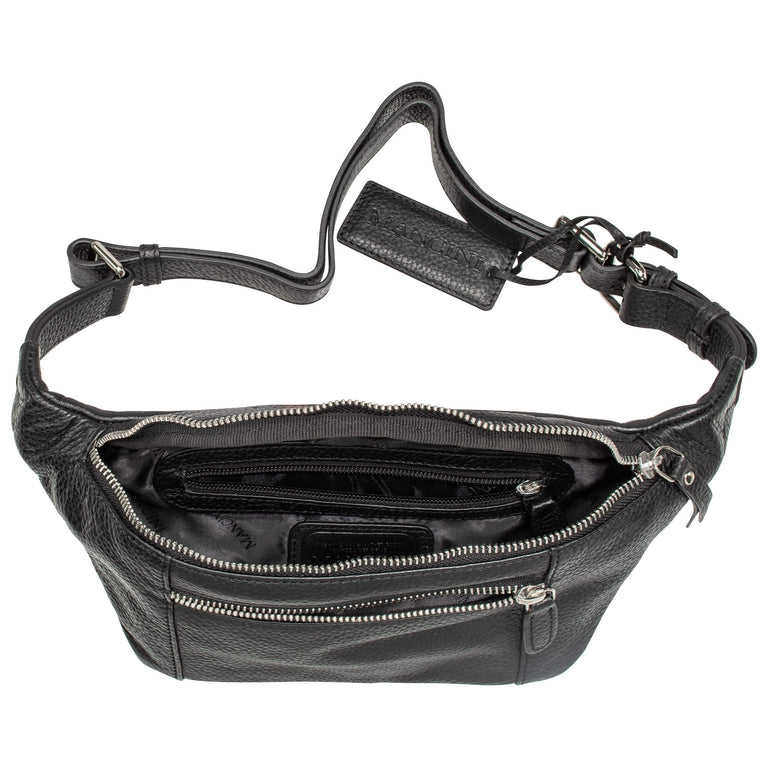 Mancini Waist pouch Mancini Pebbled Waist Bag