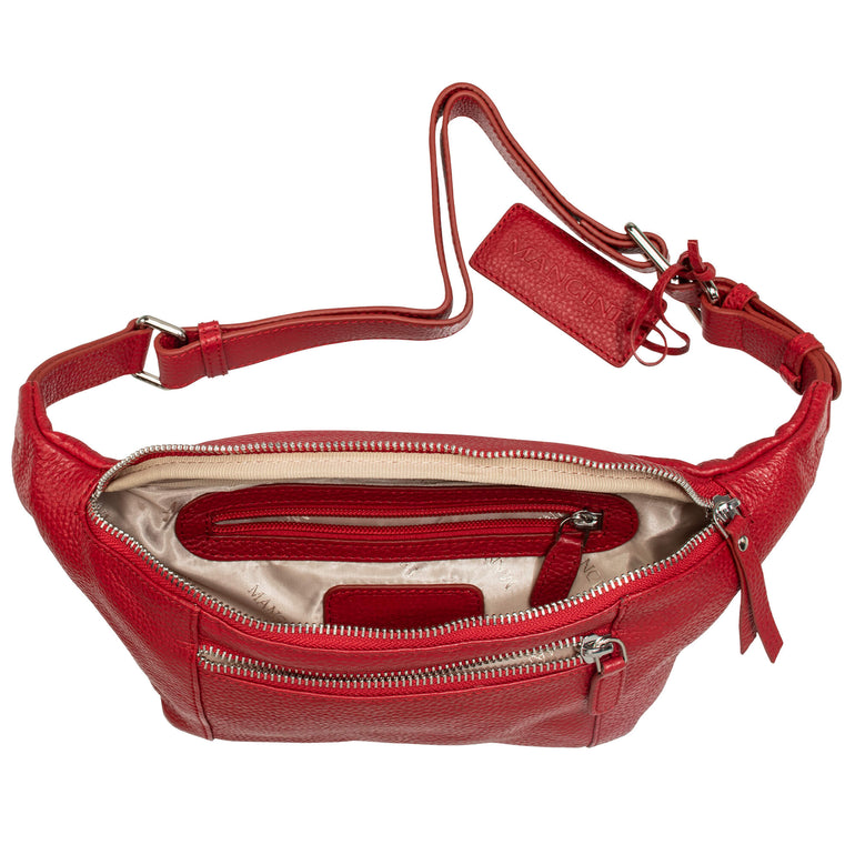 Mancini Waist pouch Mancini Pebbled Waist Bag