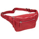 Mancini Waist pouch Red Mancini Pebbled Waist Bag