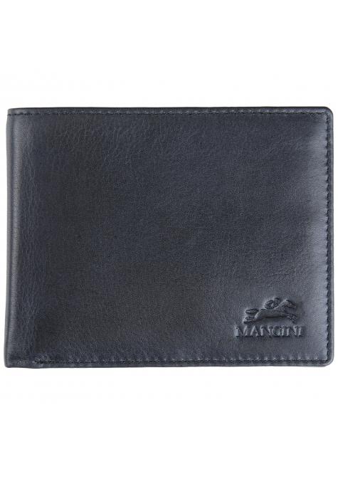 Mancini Wallets Black Mancini BELLAGIO Center Wing RFID Wallet With Coin Pocket