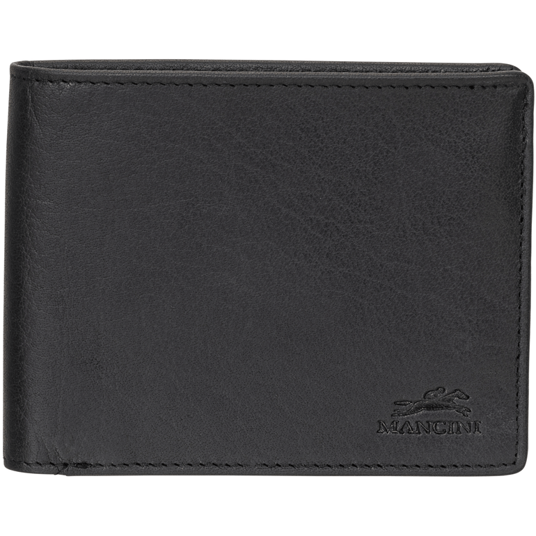 Mancini Wallets Black Mancini BUFFALO RFID Secure Billfold
