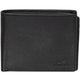 Mancini Wallets Black Mancini BUFFALO RFID Secure Center Wing Wallet with Coin Pocket