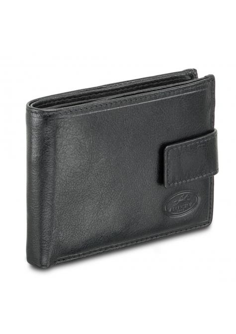 Mancini Wallets Black Mancini EQUESTRIAN-2 Men’s RFID Secure Wallet with Coin Pocket
