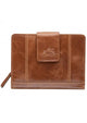 Mancini Wallets Cognac Mancini CASABLANCA Ladies' RFID Secure Medium Clutch Wallet