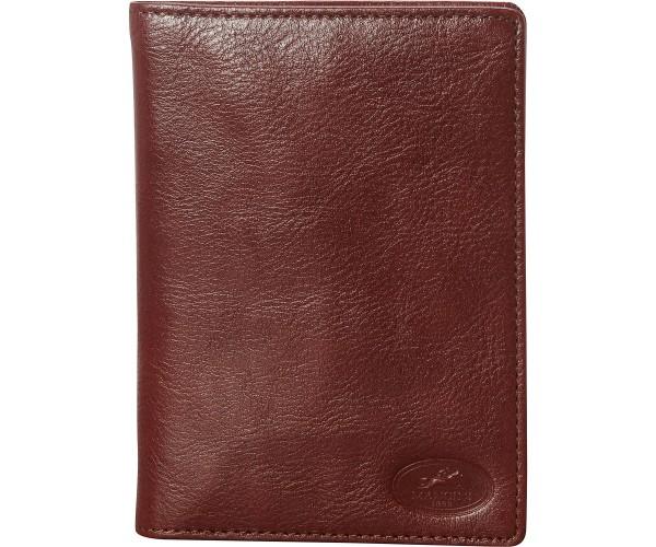 Mancini Wallets Cognac Mancini EQUESTRIAN-2 Collection Deluxe Passport Wallet