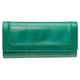 Mancini Wallets Green Mancini South Beach RFID Secure Trifold Wallet