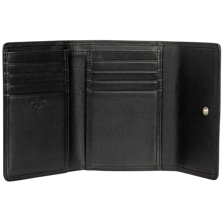 Mancini Wallets Mancini BASKET WEAVE RFID Secure Medium Clutch Wallet
