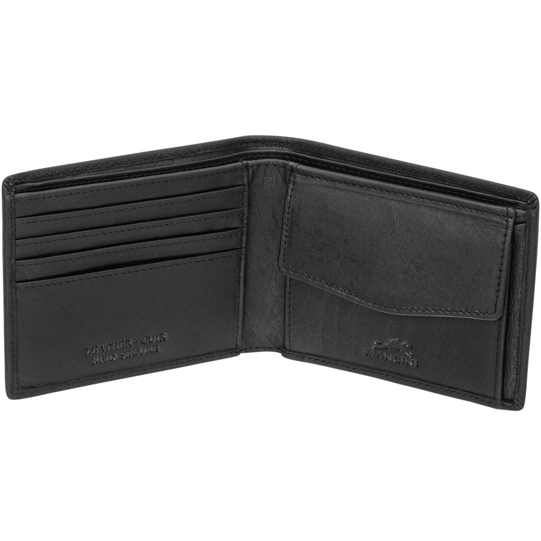 Mancini Wallets Mancini BUFFALO RFID Secure Wallet with Coin Pocket