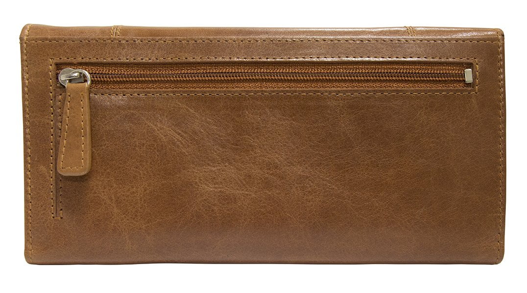 Mancini Wallets Mancini CASABLANCA Ladies' RFID Secure Trifold Wallet