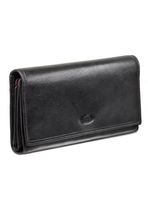 Mancini Wallets Mancini EQUESTRIAN-2 Ladies' RFID Secure Trifold Checkbook Wallet