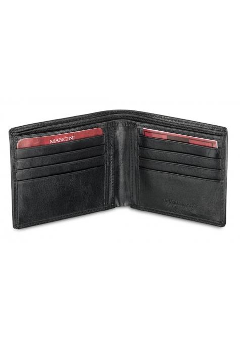 Mancini Wallets Mancini EQUESTRIAN-2 Men’s Classic Billfold Wallet