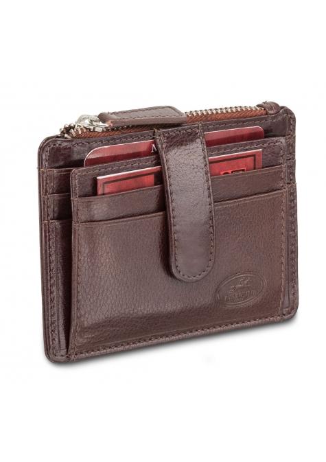 Mancini Wallets Mancini EQUESTRIAN-2 Men`s RFID Secure Card Case and Coin Pocket