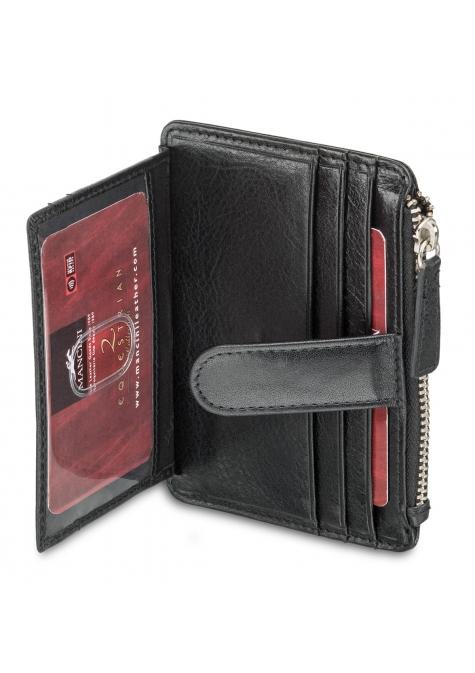 Mancini Wallets Mancini EQUESTRIAN-2 Men`s RFID Secure Card Case and Coin Pocket