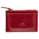 Mancini Wallets Red Mancini  South Beach RFID Secure Card Case and Coin Pocket
