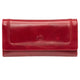 Mancini Wallets Red Mancini South Beach RFID Secure Quadruple Fold Wallet