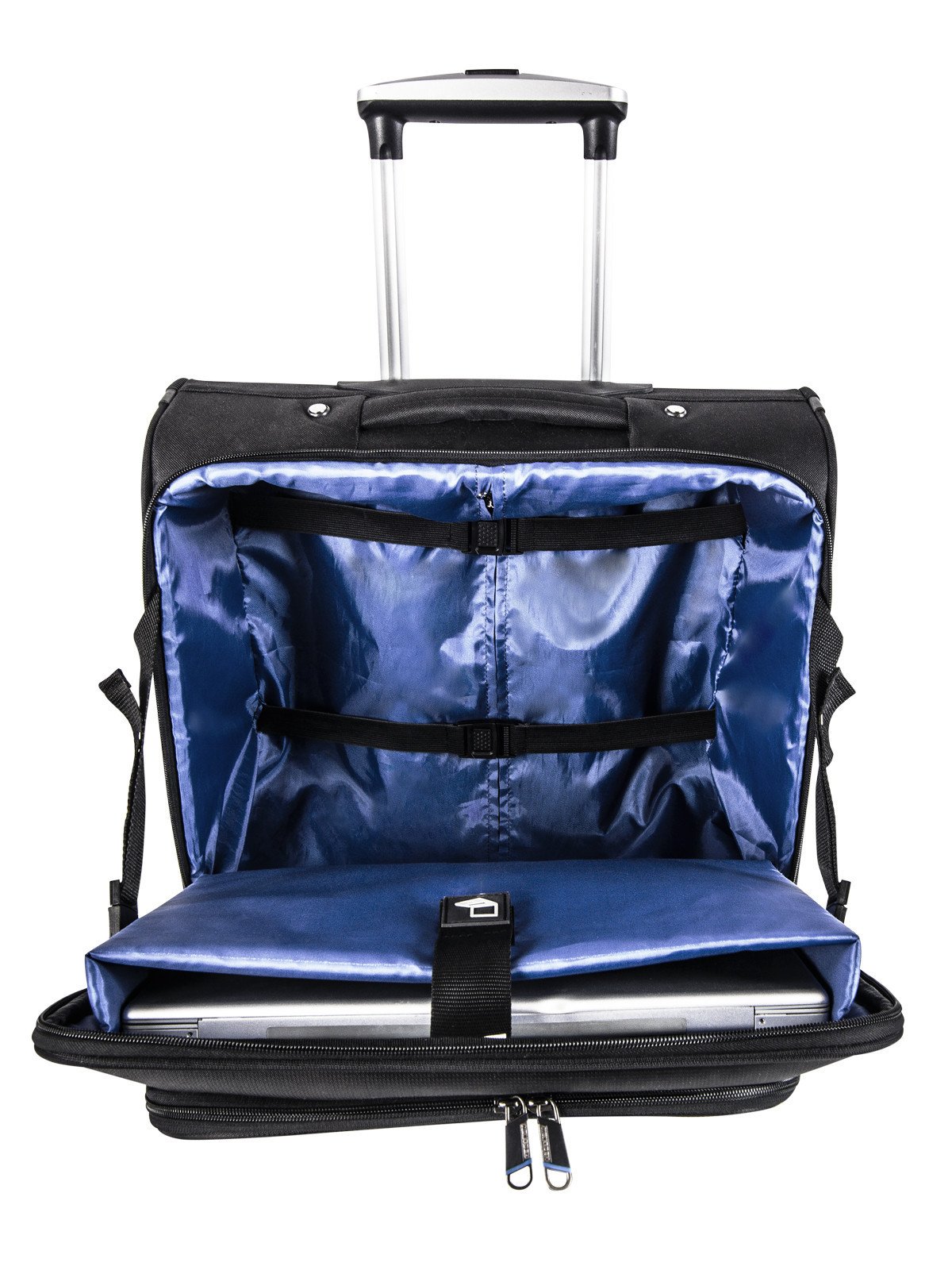 Nextech Augusta 15.6" Laptop 4-Wheel Rolling Spinner Business Case