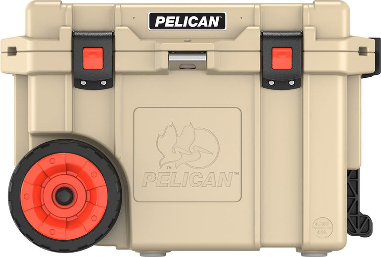 Pelican Coolers Tan Pelican 45QW Elite Wheeled Cooler