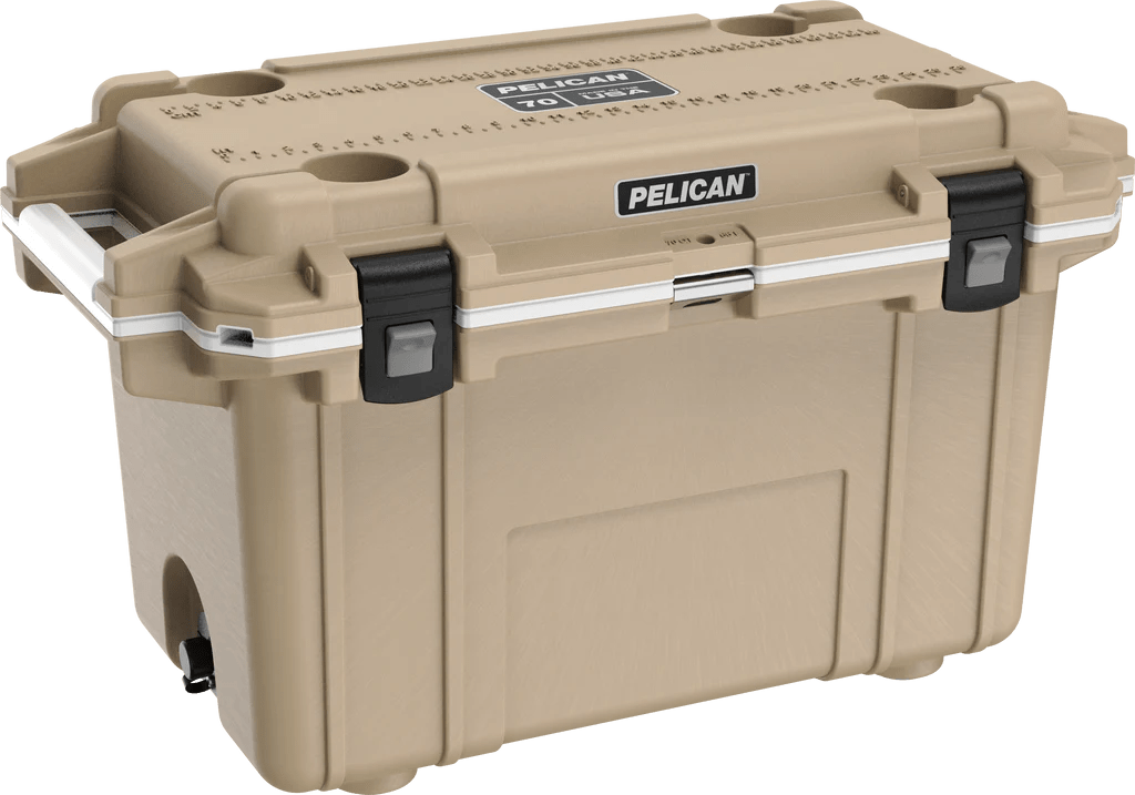 Pelican Coolers Tan/White Pelican 70QT Elite Cooler