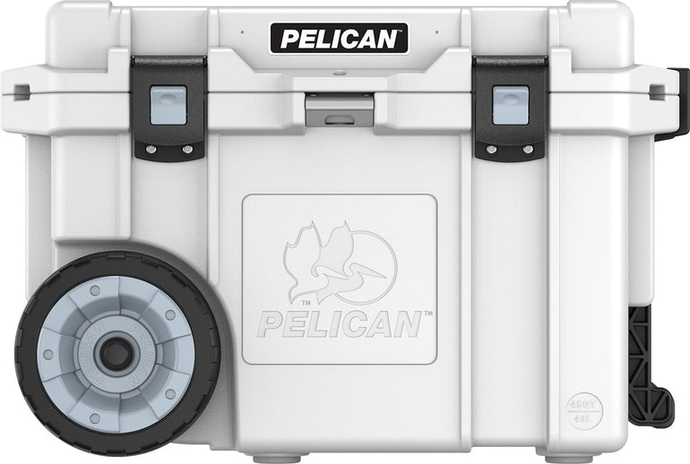 Pelican Coolers White Pelican 45QW Elite Wheeled Cooler