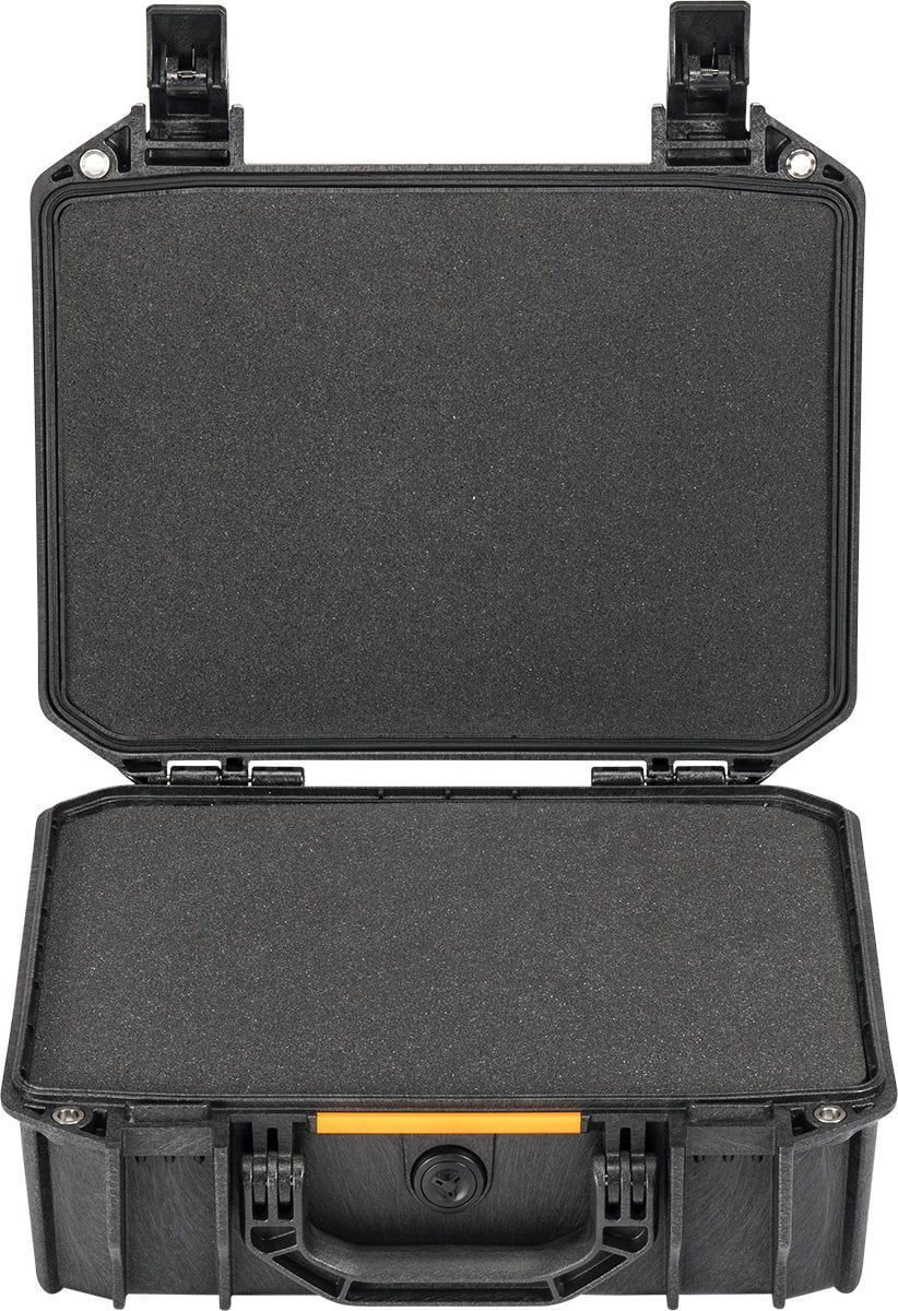Pelican Protective Case Black Pelican V200 Vault Medium Pistol Case