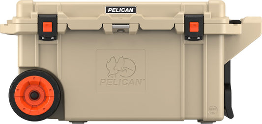 Pelican 80QT Elite Wheeled Cooler - Tan