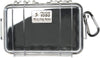 Pelican 1050 Micro Case  - Black/Clear