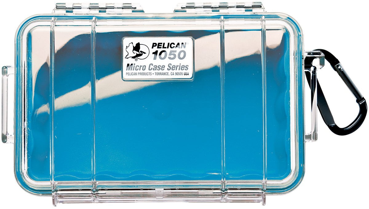 Pelican 1050 Micro Case  - Blue/Clear