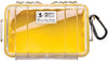 Pelican 1050 Micro Case  - Yellow/Clear