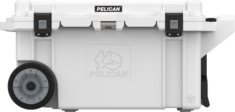 Pelican 80QT Elite Wheeled Cooler - White