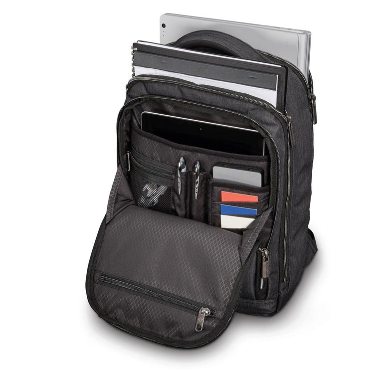 Samsonite Backpacks Charcoal Heather/Charcoal Samsonite Modern Utility Double Shot Backpack