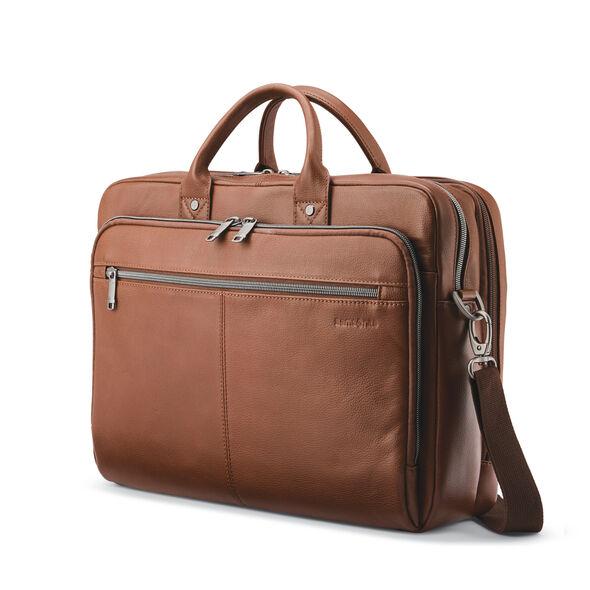 Samsonite Laptop Briefcase Cognac Samsonite Classic Leather Toploader