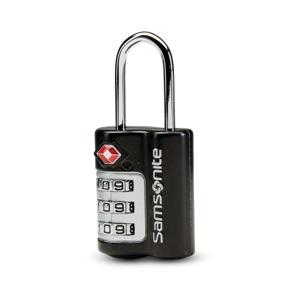 Samsonite Locks Black Samsonite 3 Dial Travel Sentry Combination Lock