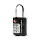 Samsonite Locks Black Samsonite 3 Dial Travel Sentry Combination Lock