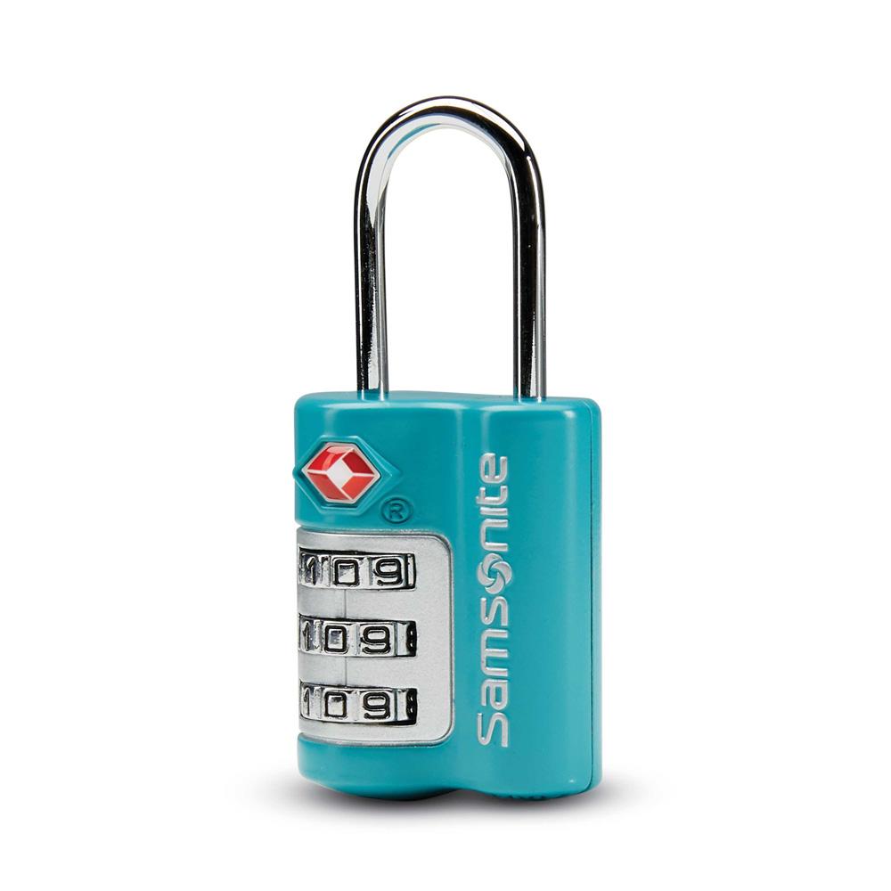 Samsonite Locks Emerald Teal Samsonite 3 Dial Travel Sentry Combination Lock