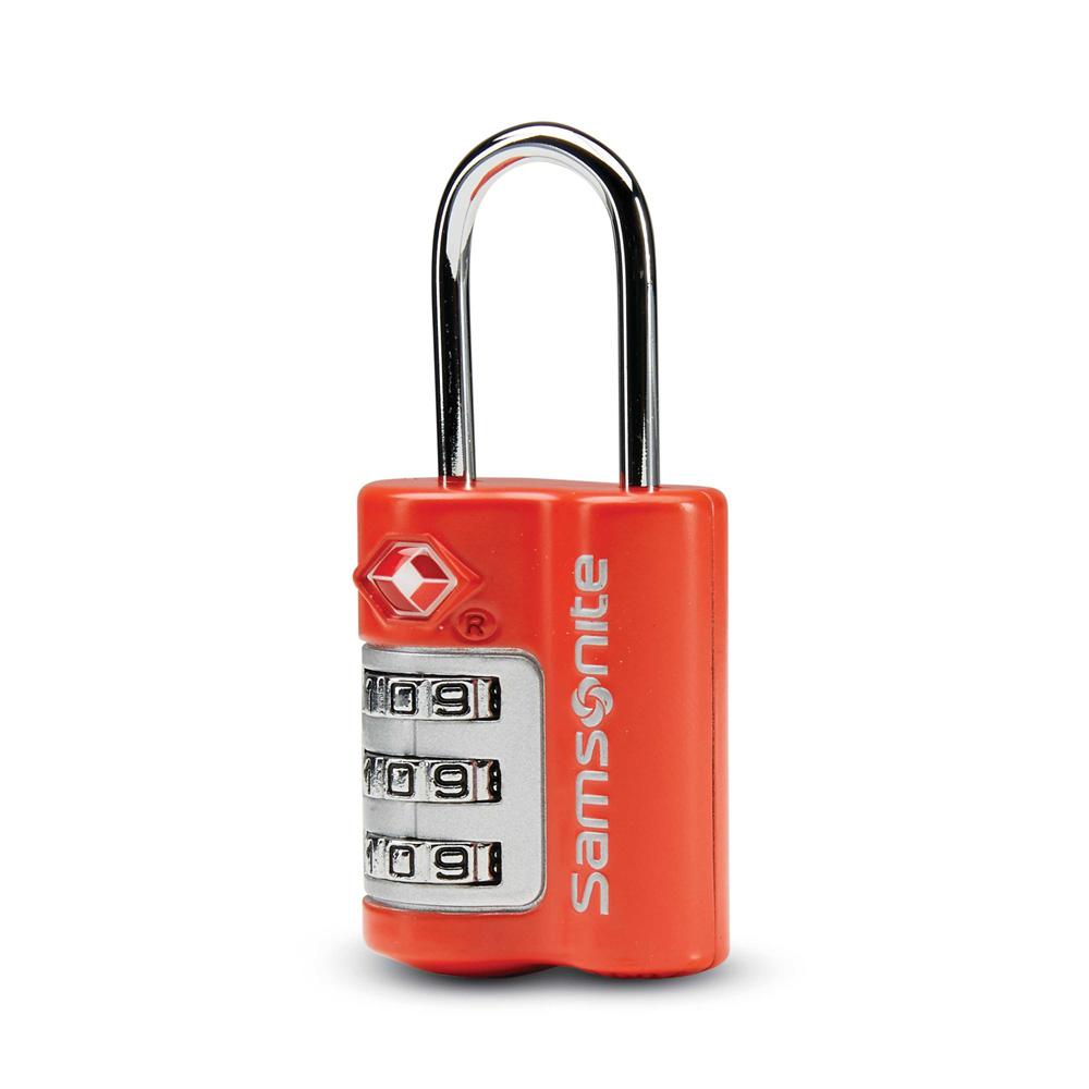 Samsonite Locks Varsity Red Samsonite 3 Dial Travel Sentry Combination Lock