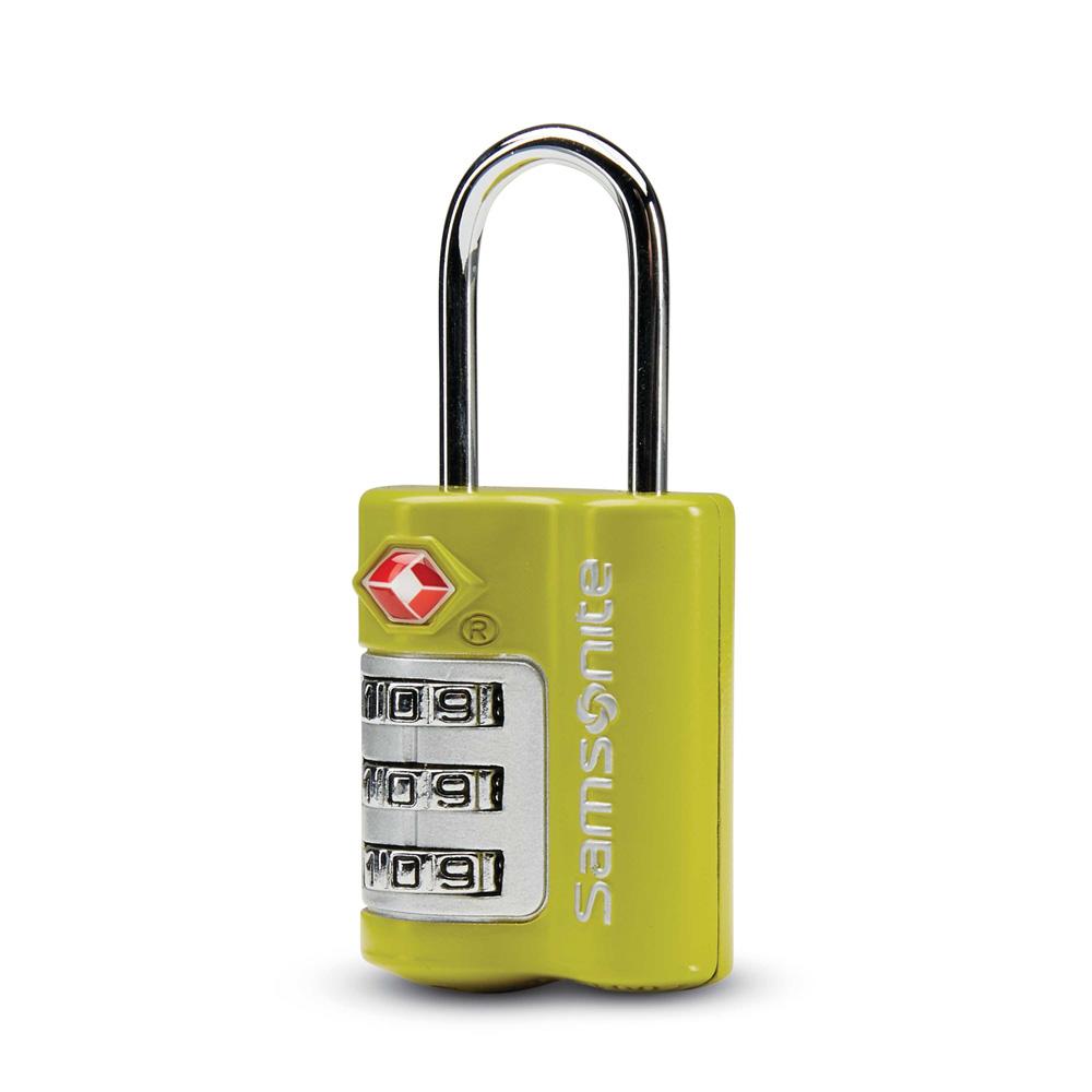 Samsonite Locks Vivid Green Samsonite 3 Dial Travel Sentry Combination Lock