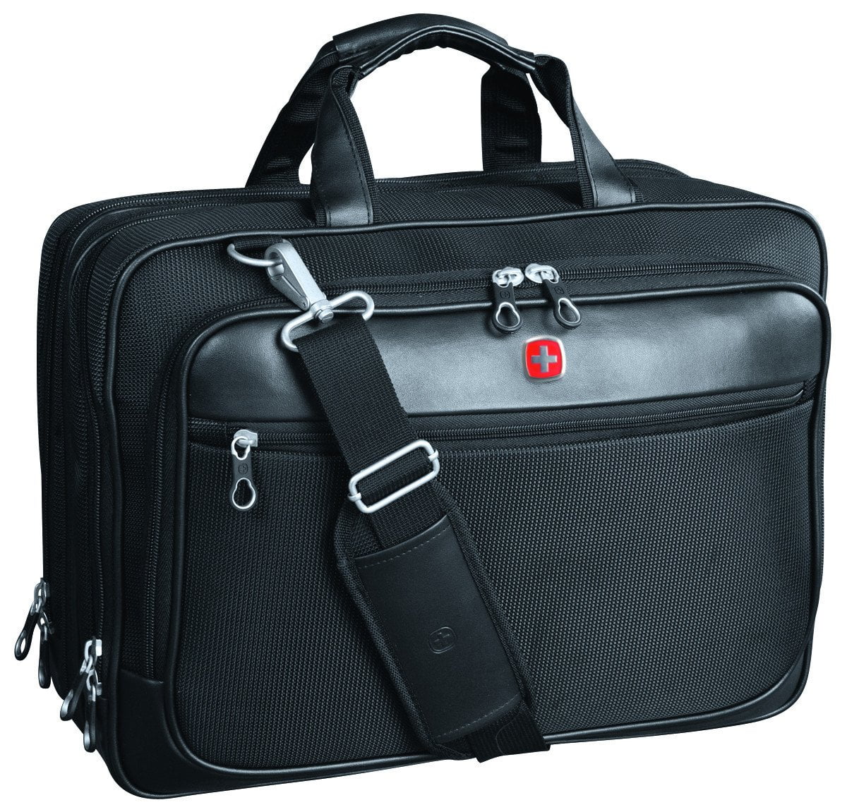 Swiss Gear Business Cases Black Swiss Gear ScanSmart Top Load Laptop Portfolio - 17.3 Inches